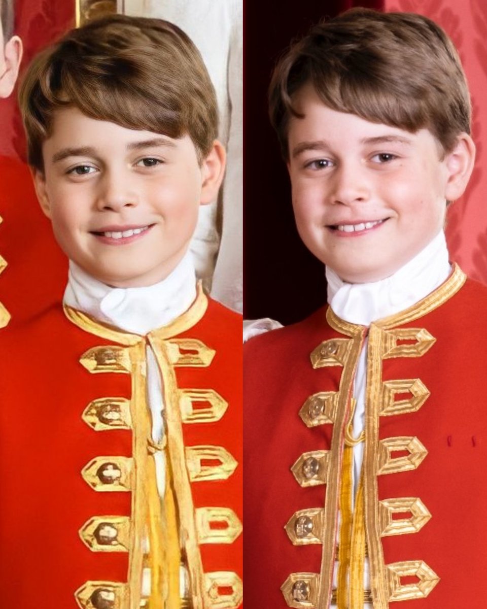 Prince George in the official portraits of King Charles III's Coronation 👑

He is so sweet and handsome 🤴🏼❤️