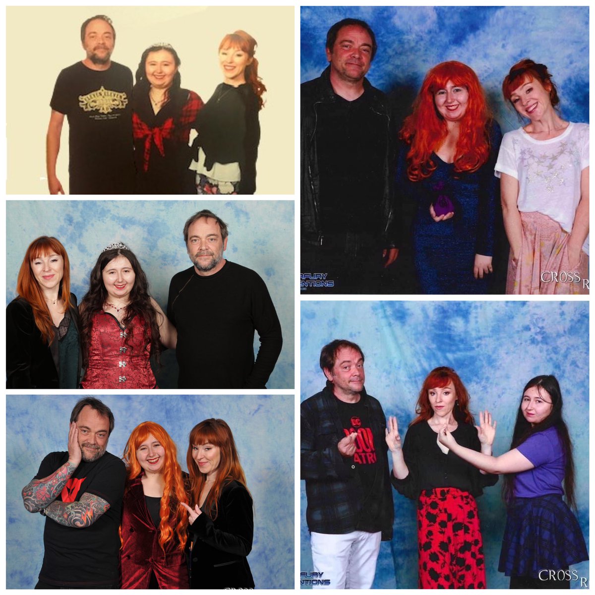 Missing my forever faves <a href="/RuthieConnell/">Ruth Connell ♛</a> and <a href="/Mark_Sheppard/">Mark Sheppard</a> - even-though I saw em a couple months ago, I hope I’m reunited with em again soon! Love ya both lots! 💜🖤💜🖤xxxxx