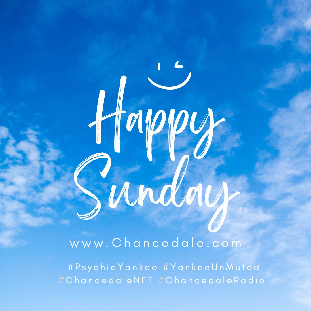 PsychicYankee's tweet photo. Take a Chance on being Happy & Enjoying time with family & loved ones! @ChancedaleNFT @PsychicYankee @YankeeUnMuted @ChancedaleRadio @CheriH72
#TakeAChance #ChanceTakers #ChancedaleAndYankee https://t.co/bxzmkXgW3v