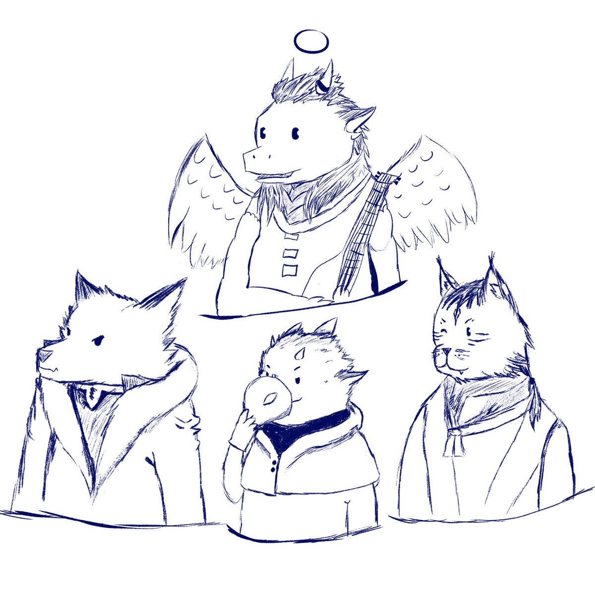 LeifTriesArt's tweet photo. Small Roman’s Christmas doodles I drew.
I 100% blame @ArtLietLiet for reigniting my brain rot again.
-
#furry #Furryart #doodle #RomansChristmas https://t.co/jn3rz7i3a2