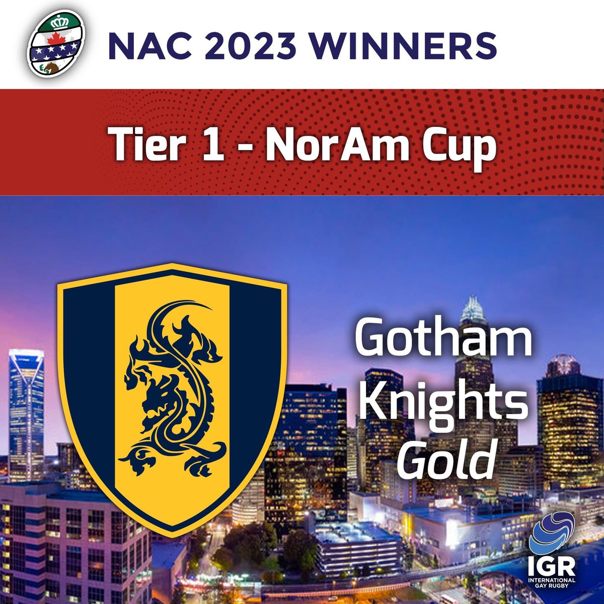Congratulations to the winners of the 2023 North American Cup: Gotham Knights Gold!