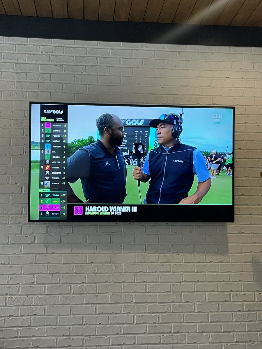 BrettSellsCLT's tweet photo. Let’s gooo!!! Huge win for @hv3_golf - All the hard work continues to pay off! #TeamHV3 #HV3 #LIVGolf @livgolf_league https://t.co/ilLik5dUfH