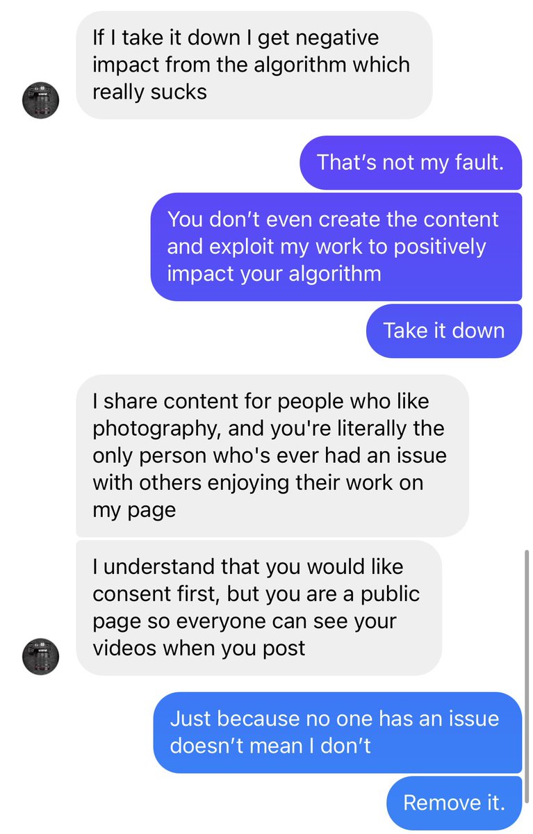 reggiebphoto's tweet photo. The logic of people on the internet these days is wild. It’s simple: if you’re going to save and reshare someone’s post to your own feed, ask first. I’m never ok with people resharing content that has my family in it just so y’all can grow your IG accounts. https://t.co/YbtsSjkKje
