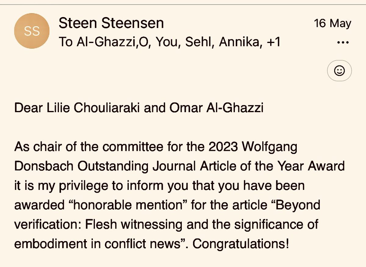 Lilie Chouliaraki tweet media