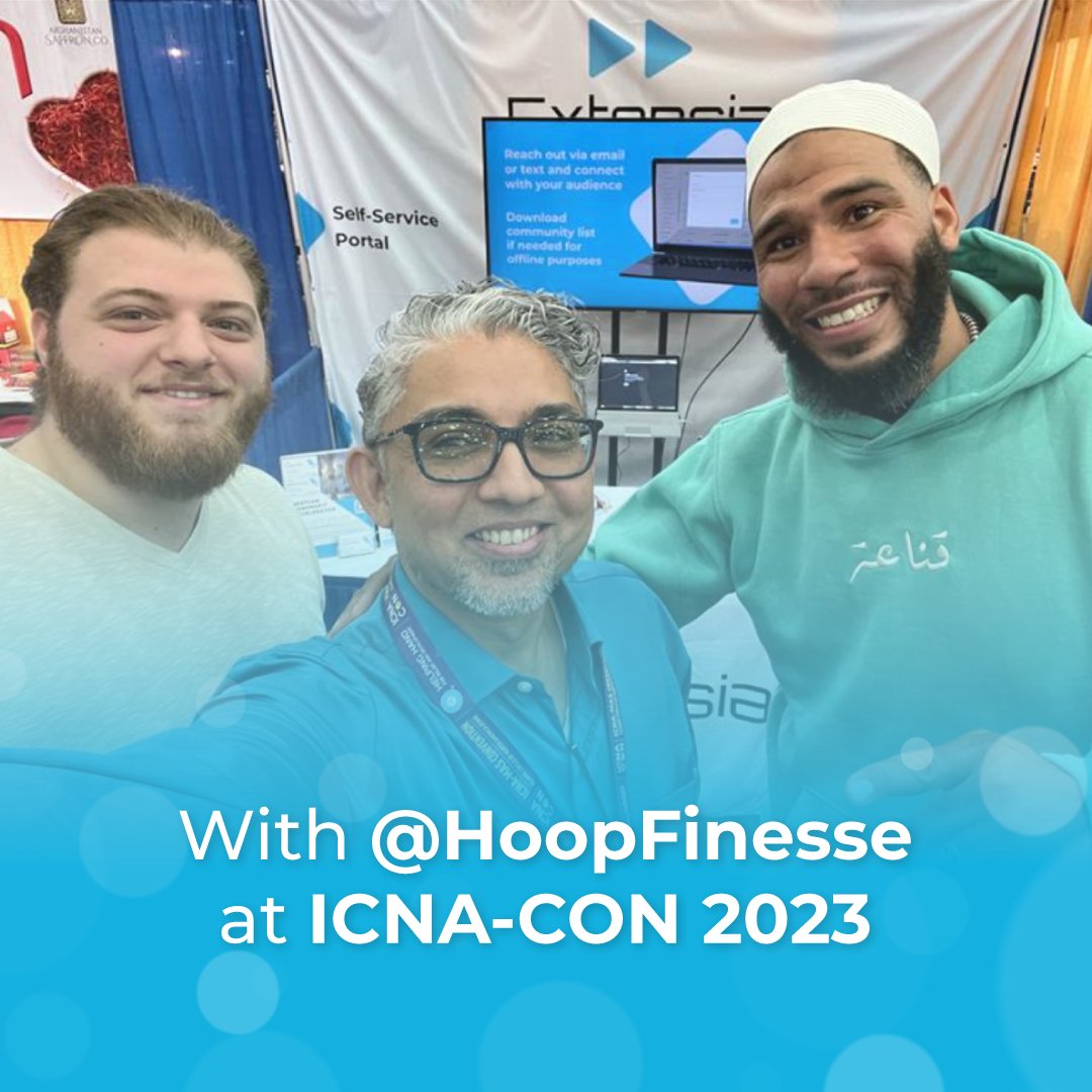 ExtensiaUSA's tweet photo. Posing with @Hoopfinesse at ICNACON 2023. Hilarious twins, living it up!
#Extensia #ICNA #Baltimore https://t.co/LEyem4Updk