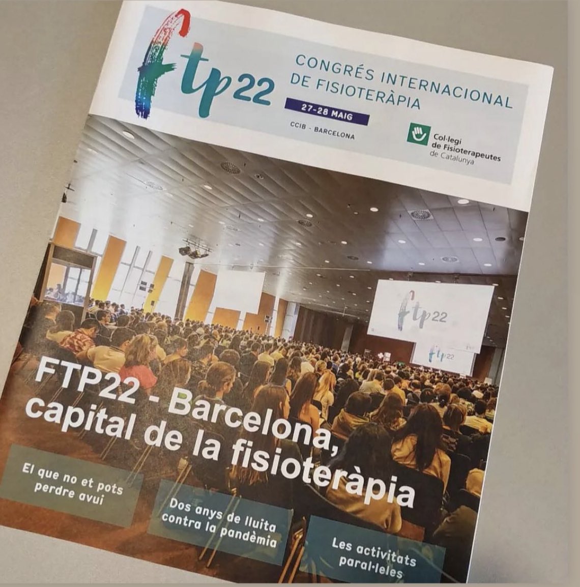 raiguade's tweet photo. Hoy hace 1 año terminó el #FTP22. Un Congreso de @ColFiCat inolvidable: ponencias, talleres, masterclass, feria comercial, asociaciones pacients, exposiciones, pósters, comunicaciones, espectáculos, pitch… Fisioterapia en estado puro!

Un Congreso increíble que hizo historia https://t.co/qukmo40wB1