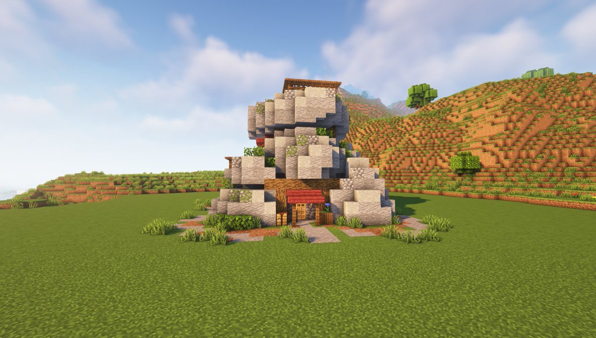 AlberighMC's tweet photo. Fantasy Stone House
Timelapse: https://t.co/hBIroAfMrq  
#minecraft #minecraftbuilds #minecraft建築コミュ https://t.co/AvDEoq5dsX