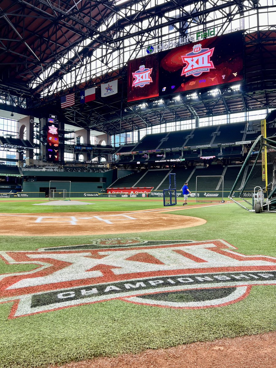 Championship Sunday at @GlobeLifeField! 🏆⚾️ #Big12BSB