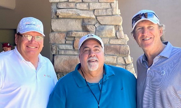 Look who dropped by the NCAA Finals on Sunday: CU alums and former classmates Rick Cramer and Steve Jones!!