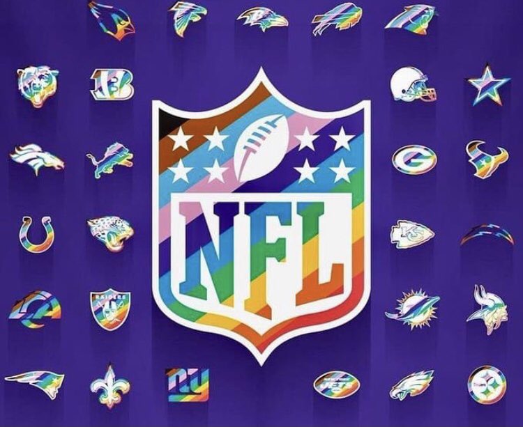 I guess football is over #LGBTQ #Pride #NFL