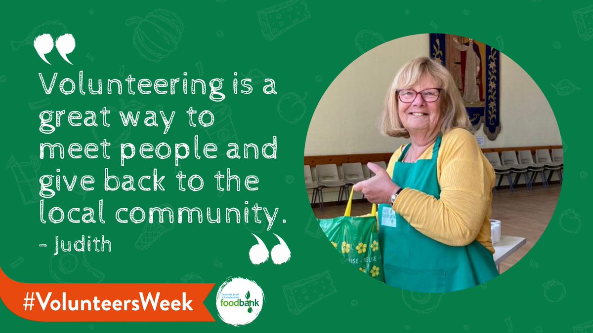 Want to give back while meeting new people like Judith? Volunteering is a great way to do just that!

Find out how to get involved 👉 tinyurl.com/TSLFvolunteer

@TrussellTrust <a href="/NCVO/">NCVO</a>  #VolunteersWeek