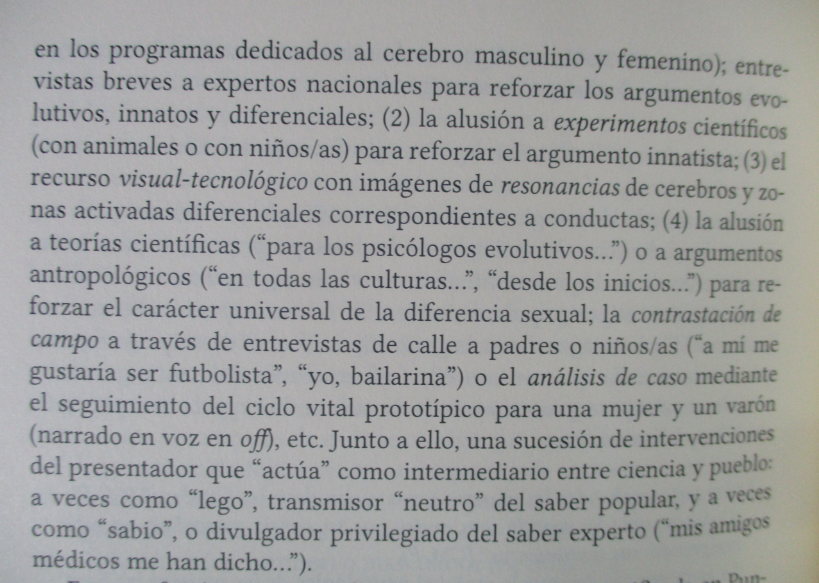 DadoEdiciones's tweet photo. La estética y discurso de la neurociencia comercial para ganar credibilidad (imágenes de un escaner cerebral con luces encendidas etc), en este caso para legitimar los roles sexistas (la falacia del cerebro masculino y femenino) en programas sensacionalistas como 'Redes' (Punset) https://t.co/6rko6nsylz