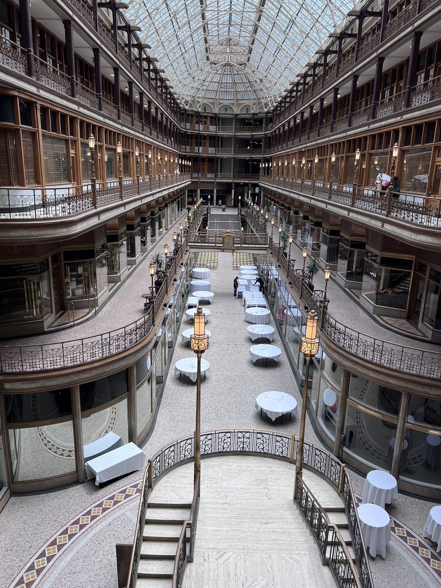 I always love coming to the <a href="/hyattcleveland/">Hyatt Regency Cleveland at the Arcade</a>  it so beautiful