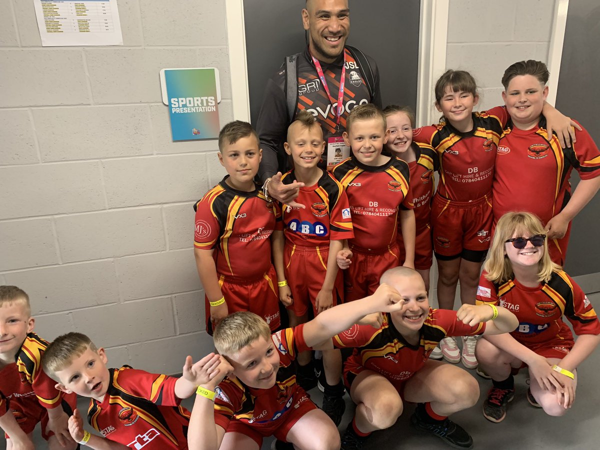 The Hawks Kids have had a blast at the Summer Bash 🏉🦅 
#rugbyleague #SummerBash #HawksFamily @SheffieldEagles