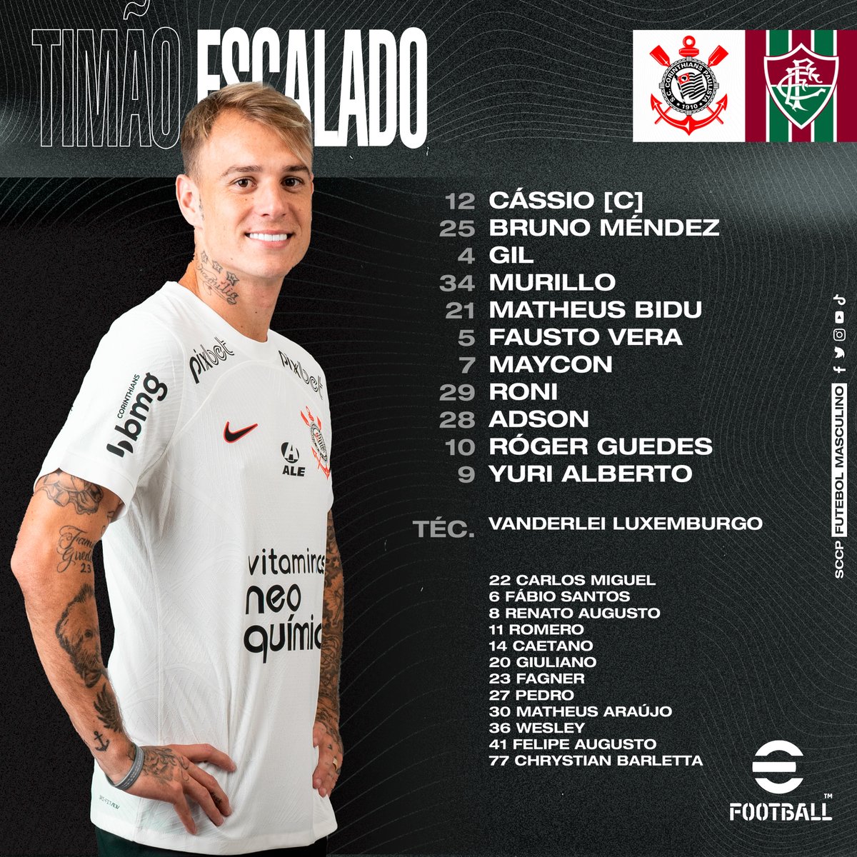 🗓️ Anota na agenda aí: datas e - SC Corinthians Paulista