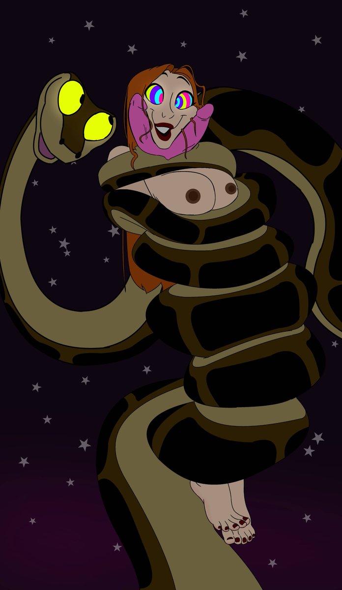 RingedR's tweet photo. Wanda-mmission? Kaa-mmission? Either way, this is a commission https://t.co/Z2o9NEnd7B