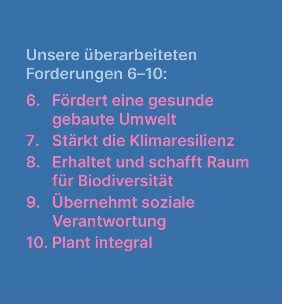 Wir haben ganz frisch unsere Forderungen/ Leitsätze überarbeitet.

Handlich für alle PraktikerInnen + Politik😉👇

Spread the word...