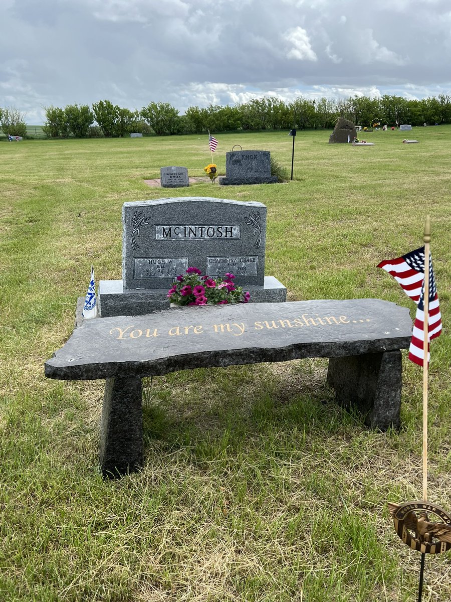 It feels like yesterday when I would help my grandparents clean and decorate the cemetery for Memorial Day before watching the ceremony. Our visits look a bit different these days. I can still hear the 21 guns and “Taps” as I sit here… ❤️🇺🇸
