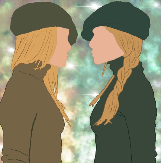 Olsen Twin Drawing made by me #OlsenTwins #OlsenSisters #AshleyOlsen #MaryKateOlsen #MaryKateandAshleyOlsen