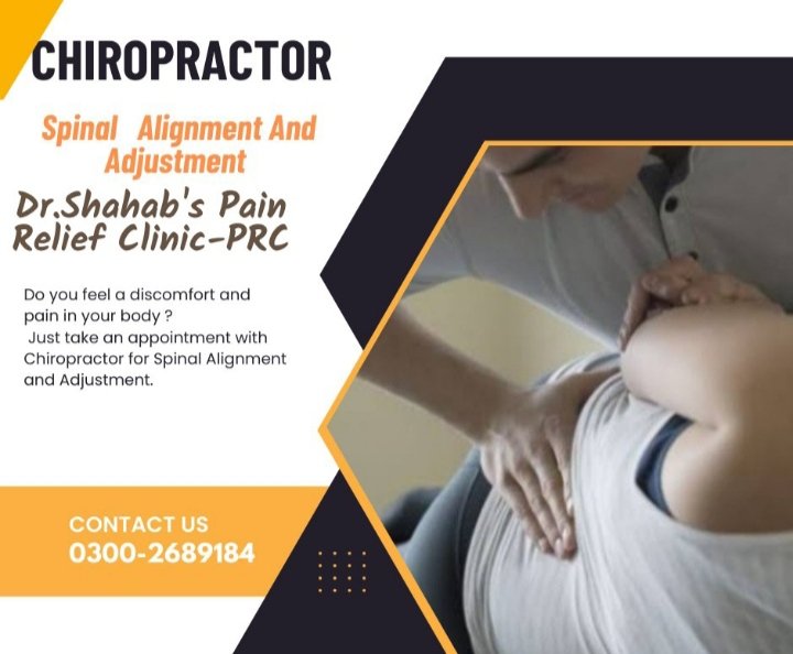 ShahabQamar9's tweet photo. Best Chiropractor in Karachi
Dr.Shahab's Pain Relief Clinic-PRC, Clifton Block 09 Karachi
Chiropractor, Physical therapy and Rehabilitation Services .
For Appointment Call or WhatsApp us on : 0300-2689184 https://t.co/kH1A03ApIu