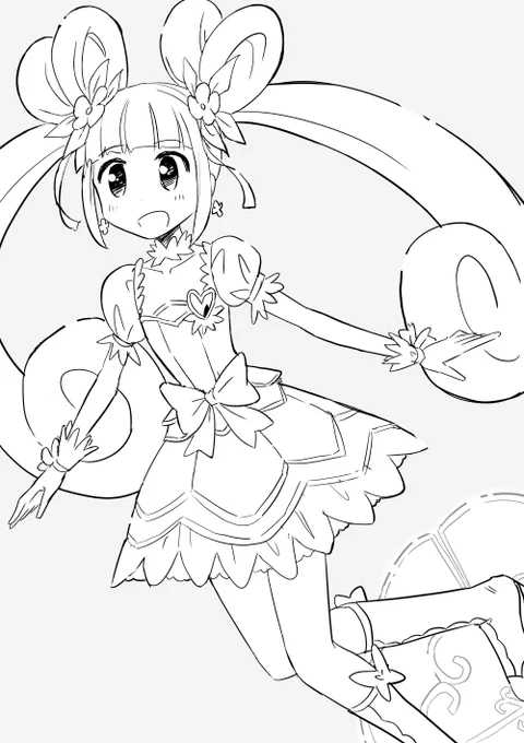 2020年に描いた絵は目が大きいな 