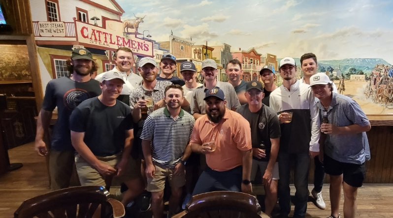 chmitchell2023's tweet photo. First PGA tournament in the books✅ #CharlesSchwabChallenge https://t.co/8vW0pu7xgr