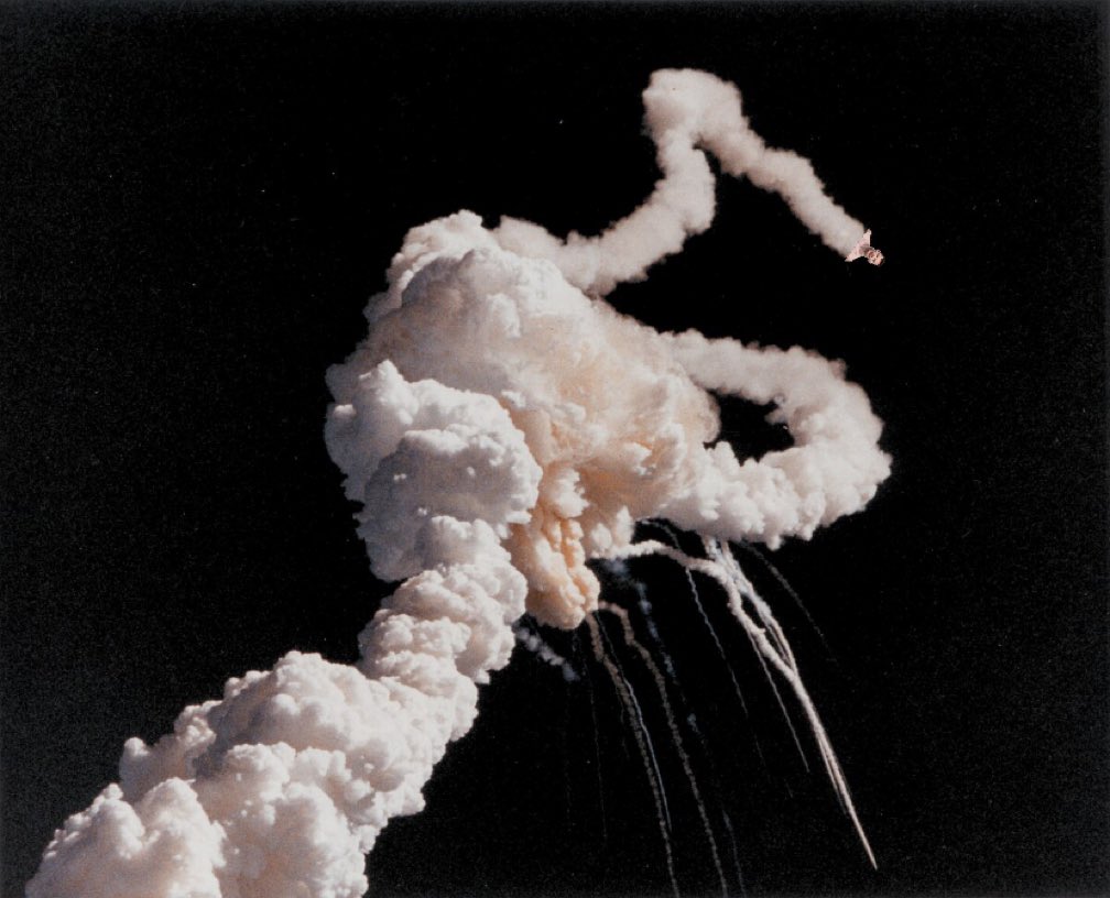 JoeIsThere's tweet image. Joe Duffy with the Challenger Space Shuttle crew, and surviving the explosion (January, 1986)