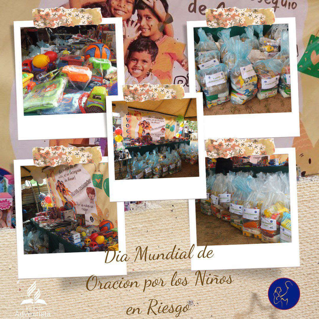 Día Mundial de Oración por los Niños en Riesgo 2023, en la AVOCC desde el departamento de MiyA dirigido por la Licda. Lissette de Finol y con el apoyo de la administración del campo, se impacto a decenas de niños en riesgo en el barrio Armando Reverón de Maracaibo.
#niñosenriesgo