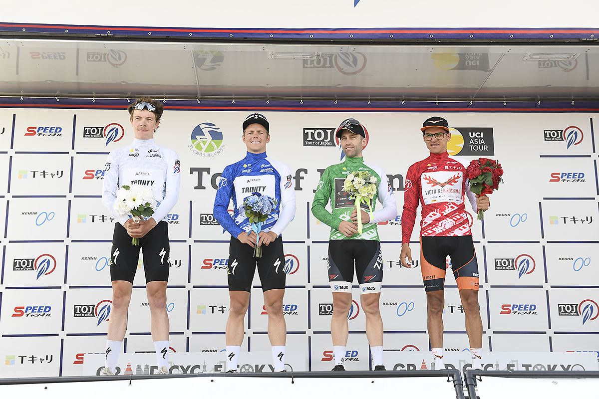 🇯🇵 @tourofjapan 8/8
🏆 @kakka0606 🇯🇵 @TeamBridgestone
🎽 @NathEarle 🇦🇺 @JCL_UKYO
🥈 @benjamindyball 🇦🇺 @Victoire_info
🥉 @oka_atsushi0903 🇯🇵 @JCL_UKYO