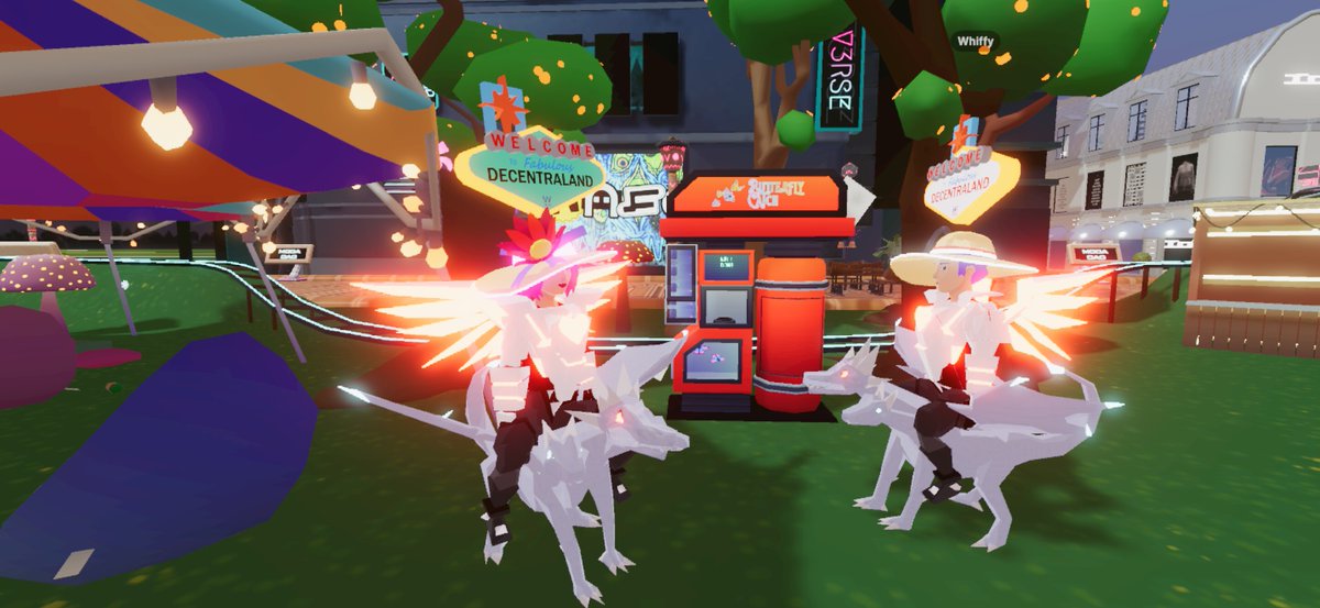 <a href="/Whiffy_DCL/">whiffy.eth | 51603.eth</a> and I took our dragons out to the park to eat some burgers and catch some butterflies!

📅 28 May, 2023
📍 (-60, 80)