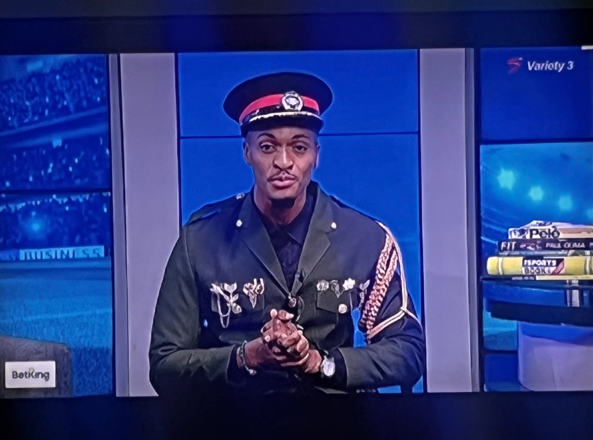 Look who popped up on my screen for @SuperPicks @SuperPicksZA @SuperSportTV 

@groovymono 🫡. #BBNaija7 #bigstage2023 #PremierLeague