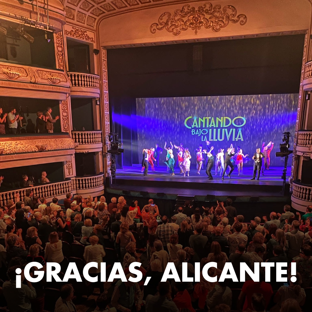 ¡GRACIAS ALICANTE!

Ha sido todo un placer cantar bajo la lluvia con todxs vosotrxs 💛

👉 Próxima parada: Sevilla.

#CantandoBajoLaLluvia #CantandoElMusical