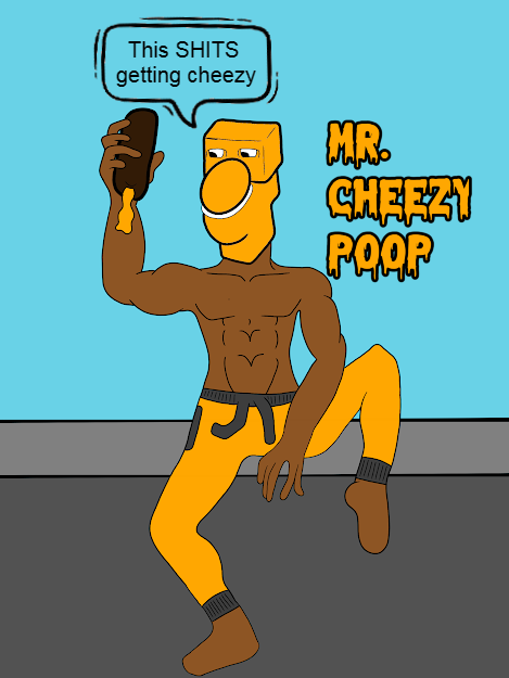 cheezy_dog's tweet photo. New Poop Killer coming out so I made some dope fanart rq @616_games #poopkiller #itchio #fanart https://t.co/nOaWOQZLUl