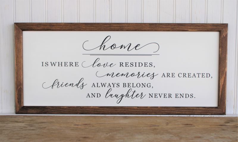 CountryWorkshp's tweet photo. Home Where Love Resides Memories Friends Laughter #familysign #homeiswhere #housewarminggift #SMILEtt23 https://t.co/1zzXj9avlQ https://t.co/8tYzX9kOzy