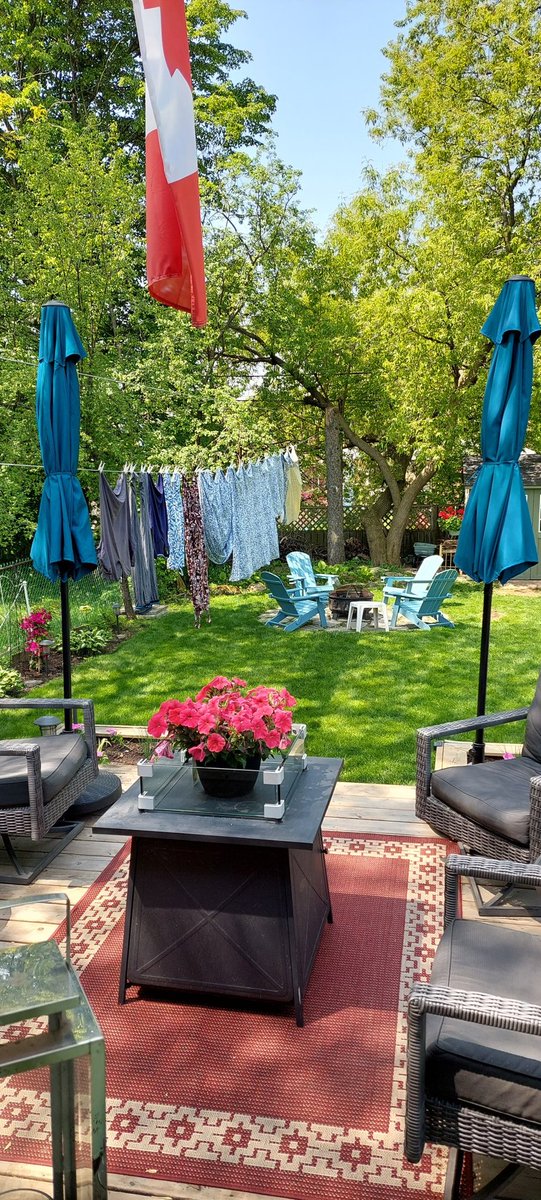 tomsmybeagle's tweet image. The girls are coming over soon. Gotta get these off the line quick #DontTellBetty #CorgiCrew #LineDried #SmellsLikeSummer