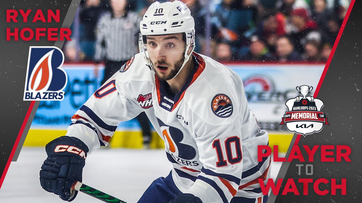 Your 2023 #MemorialCup Player to Watch Sunday is <a href="/blazerhockey/">Kamloops Blazers</a> forward and <a href="/Capitals/">Washington Capitals</a> prospect Ryan Hofer.

<a href="/KiaCanada/">Kia Canada</a>

📰 | bit.ly/3MHz4Ta