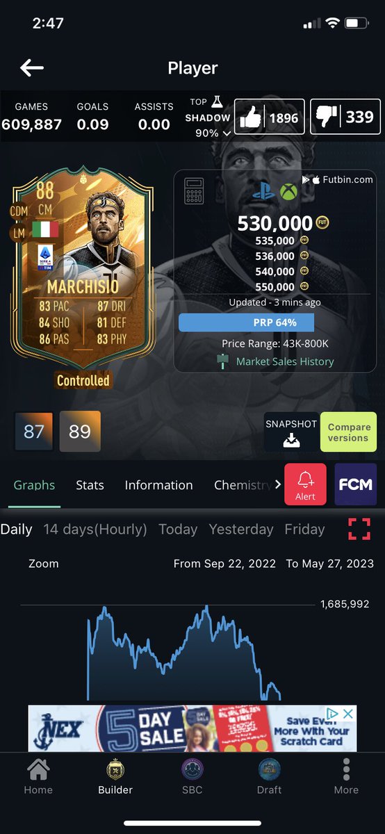 ZsWorld27's tweet photo. @FUTBIN Ended up getting Marchisio 🥳 https://t.co/jhtXTUIQDE