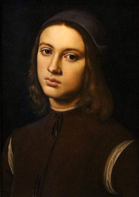 Il Perugino. Ritratto di giovane uomo.