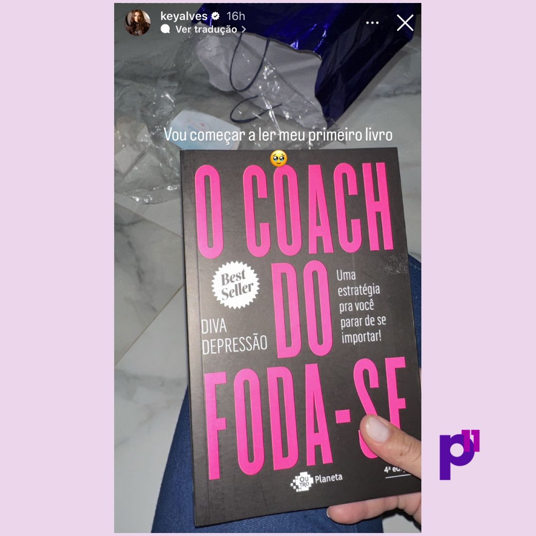 poponze's tweet image. 🚨EITA! Aos 23 anos, Key Alves revela que irá começar a ler seu primeiro livro na vida:

“Vou começar a ler meu primeiro livro”.