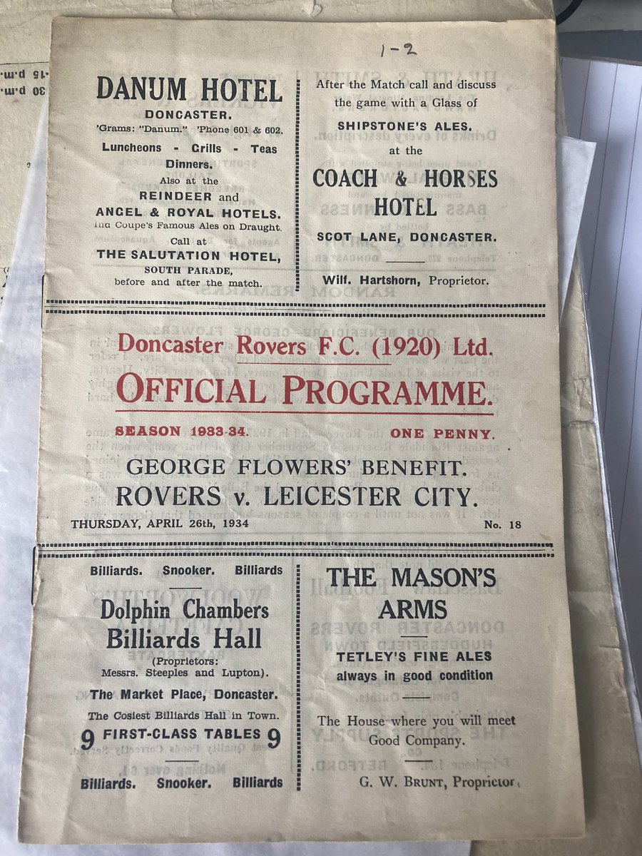 Doncaster Rovers FC Programmes tweet media