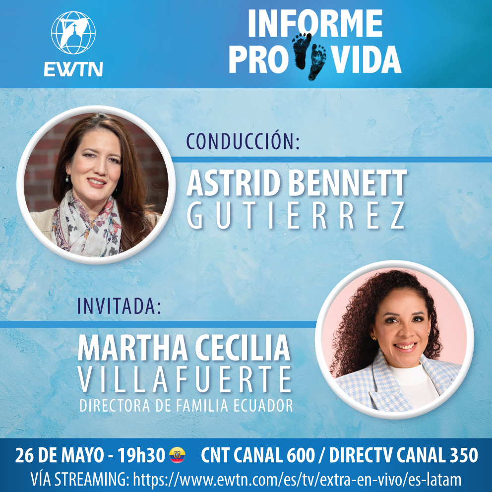 MarthaCeciliaVL's tweet photo. 📺Te cuento más de mi vida en este especial de #InformeProvida junto a Astrid Bennett Gutierrez por @EWTNespanol
Míralo hoy en vivo:
17h30 🇪🇨
18h30 🇺🇸
19h30 🇦🇷
https://t.co/JOHzqQKEBb