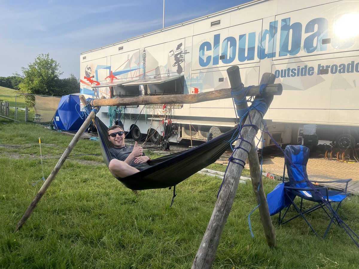 Cambs_Aaron's tweet photo. On-site for Springwatch. Truck is prepped, wildlife cams recording and hammock is set up! 

Join us from tomorrow on BBC 2 for 3 weeks of shows. https://t.co/K42pIYcVvn