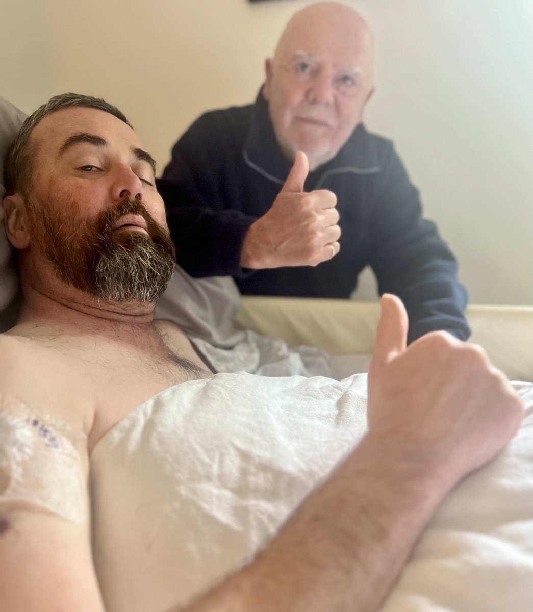 Liam Bergin thriving with a Glioblastoma ๐ฎ๐ช๐ช๐บ (@liamdbergin) on Twitter photo It's the weekly thumbs up sign. This week with the old fella. Thanks for the love and support. It's the weekly thumbs up sign. This week with the old fella. Thanks for the love and support.