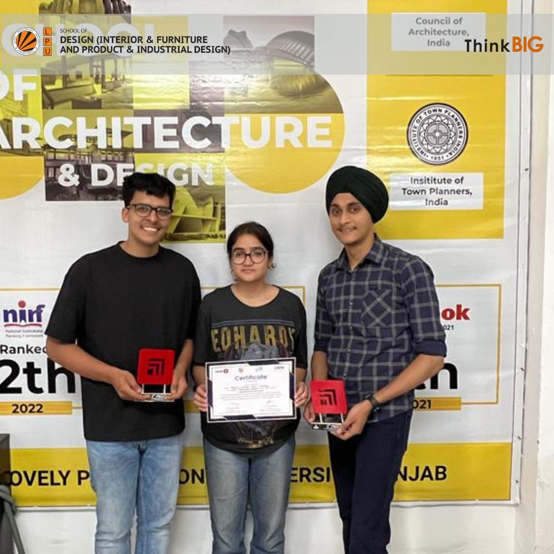 LPUDesign's tweet image. Students of School of Design II shine bright by winning  prizes in the poster-making competition, at Poster Making organized by Chitkara School of Planning and Architecture &amp;amp; FSAI
#lpudesign  #proudvertos #designstudents #creativeminds #admissionsopen
