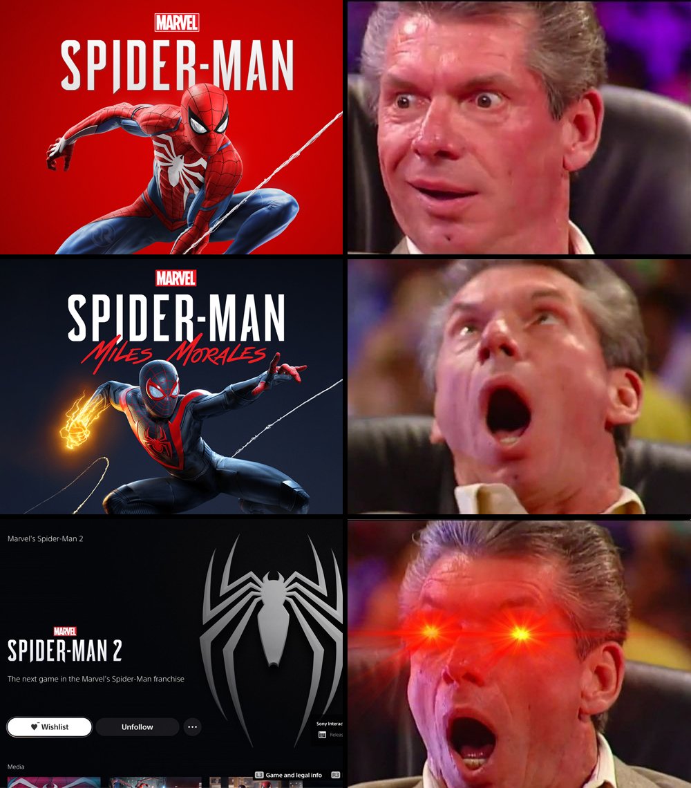 RT @ursRockrider: That moment, when Marvel’s Spider-Man 2 is up for preorder: https://t.co/4lepZ5f3x7