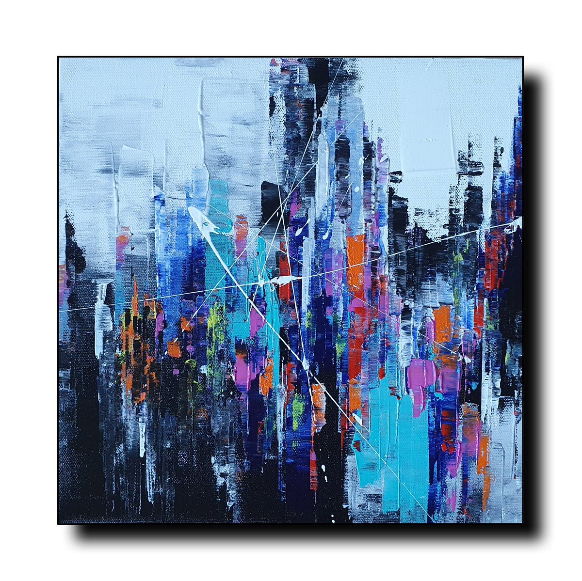 “Thunder”
Medium – Acrylic on Canvas
Size – 12×12 
Available type – Ready to Hang
.
.
.
.
#colourful 
#art
#paintings 
#instagram 
#acrylic
#abstract
#abstractpainting 
#acrylicpainting 
#arttoronto 
#markhamartist 
#artlovers 
#abstractlovers 
#abstraction