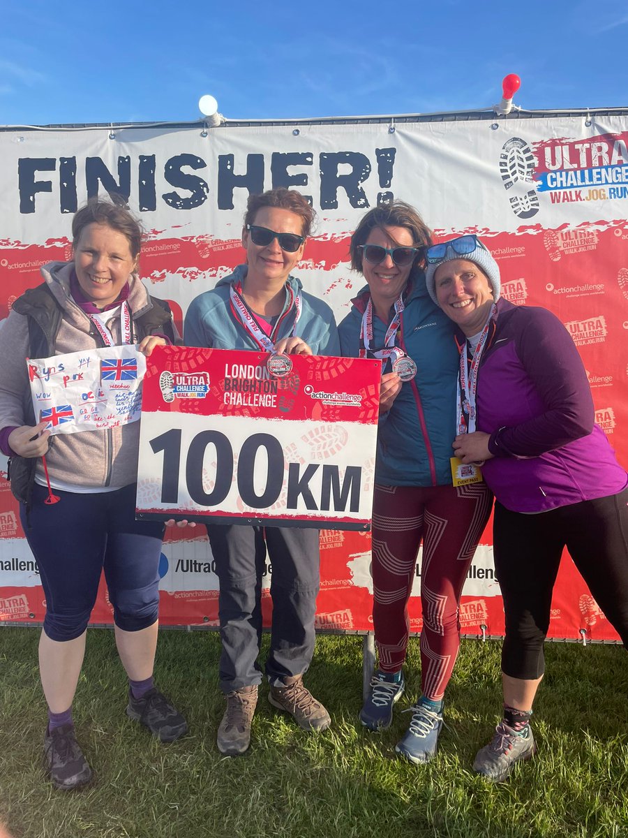 NicHawkey's tweet image. 100km completed! #L2BChallenge  @DonsLocalAction. Brighton is a looong way away. Thanks to everyone for your kind sponsorship!😘