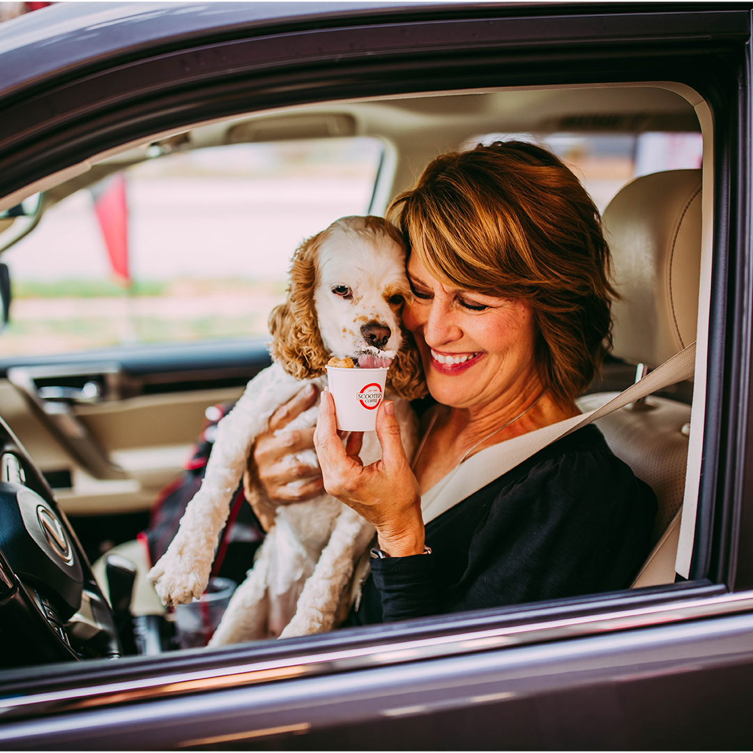 scooterscoffee's tweet photo. There’s nothing sweeter than Sugar. Well, maybe our co-founder's dog, Sugar. ❤️
#pupcup #scooterscoffee #scootaround #smile https://t.co/QdAufFmBcv