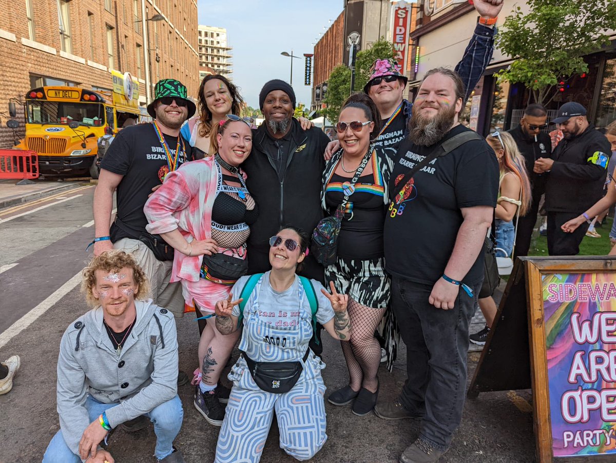 FayeSanders_FS's tweet photo. Out rocking Brum pride with our amazing crew #BirminghamPride #Proudbab #BBB https://t.co/Uv5TteZluk