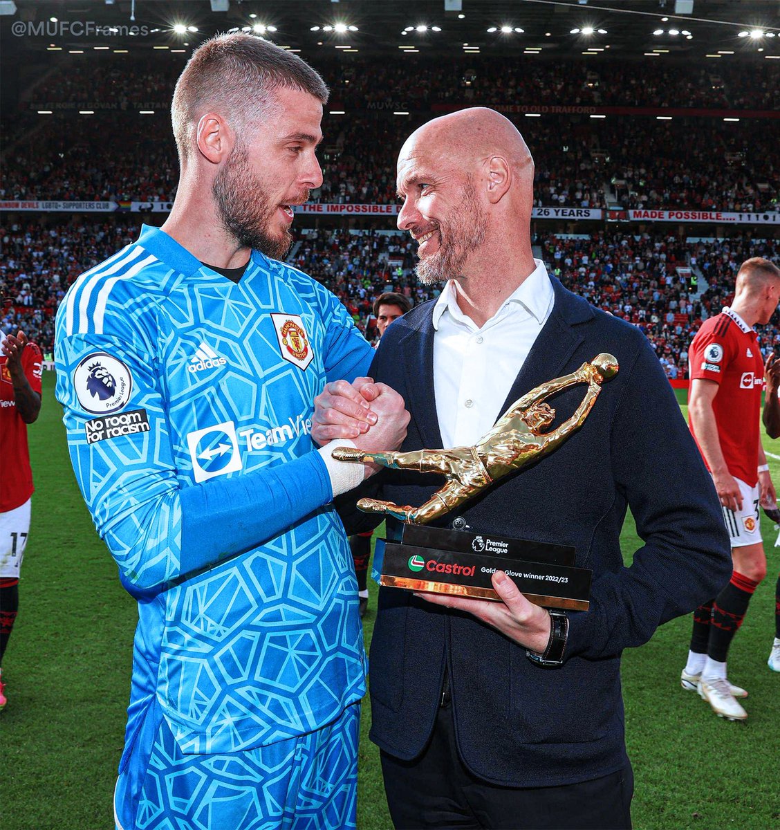 David de Gea and Erik ten Hag ❤️
